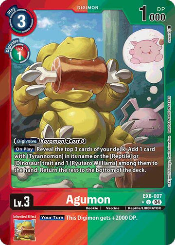 Agumon (Limited Foil) [EX8-007] [Chain of Liberation] Foil