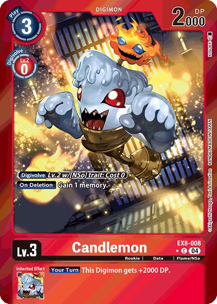 Candlemon (Limited Foil) [EX8-008] [Chain of Liberation] Foil