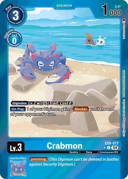 Crabmon (Limited Foil) [EX8-017] [Chain of Liberation] Foil