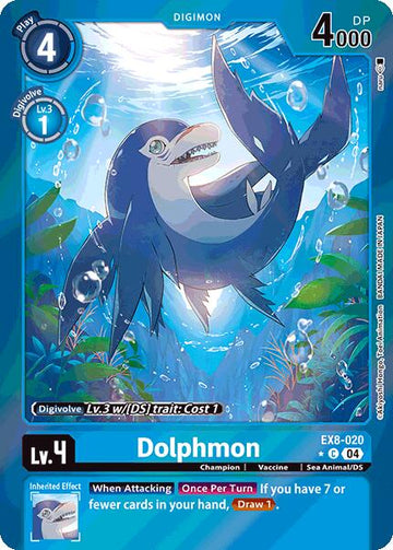 Dolphmon (Limited Foil) [EX8-020] [Chain of Liberation] Foil