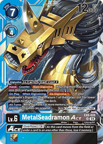 MetalSeadramon ACE [EX8-026] [Chain of Liberation] Foil