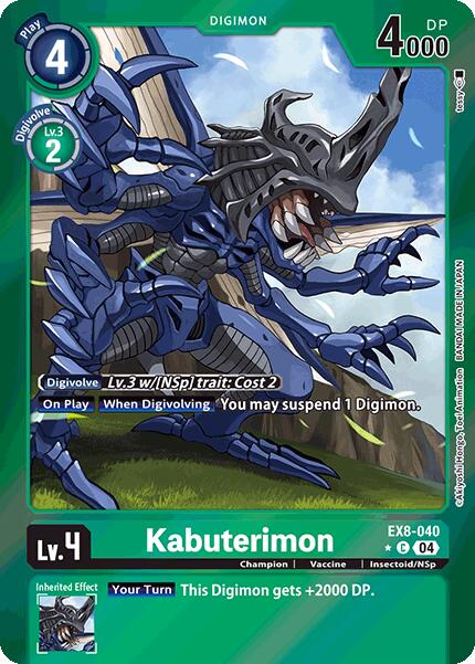 Kabuterimon (Limited Foil) [EX8-040] [Chain of Liberation] Foil