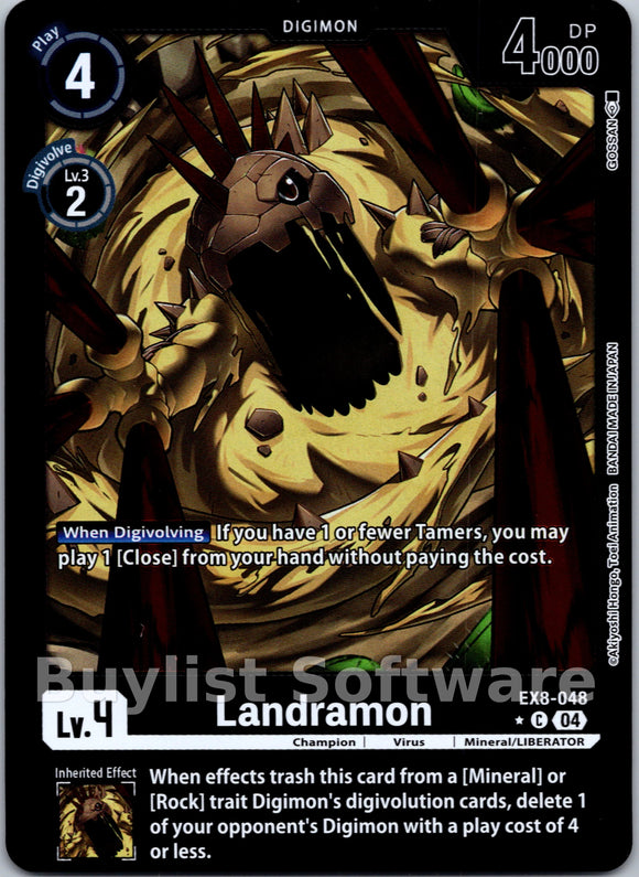 Landramon (Limited Foil) [EX8-048] [Chain of Liberation] Foil