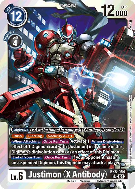Justimon (X Antibody) [EX8-054] [Chain of Liberation] Foil