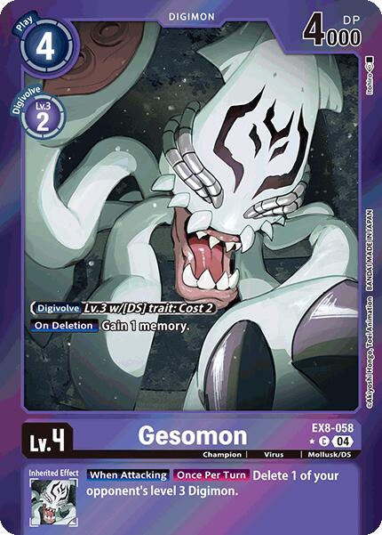 Gesomon (Limited Foil) [EX8-058] [Chain of Liberation] Foil
