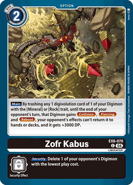 Zofr Kabus [EX8-070 C] [Chain of Liberation]