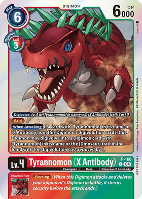 Tyrannomon (X Antibody) (-Chain of Liberation- Upgrade Pack [P-160] [Digimon Promotion Cards] Foil