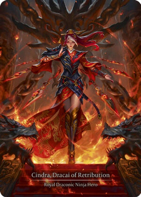 Cindra, Dracai of Retribution (Marvel) [HNT054] [The Hunted] Cold Foil