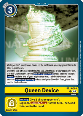 Queen Device [BT19-093] [Release Special Booster 2.5]