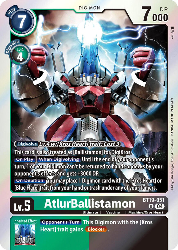 AtlurBallistamon [BT19-051] [Release Special Booster 2.5] Foil
