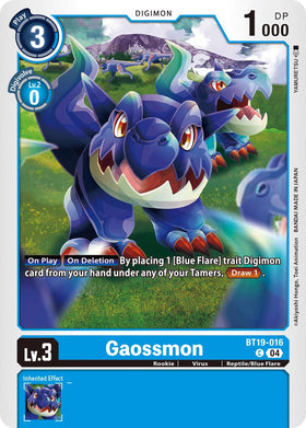 Gaossmon [BT19-016] [Release Special Booster 2.5]