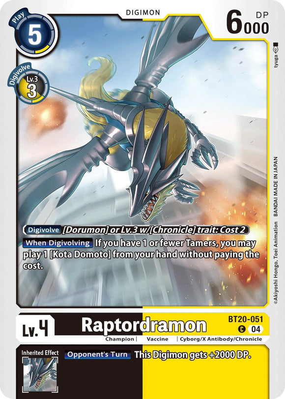 Raptordramon [BT20-051] [Release Special Booster 2.5]
