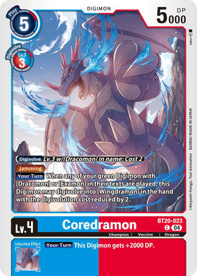 Coredramon [BT20-023] [Release Special Booster 2.5]