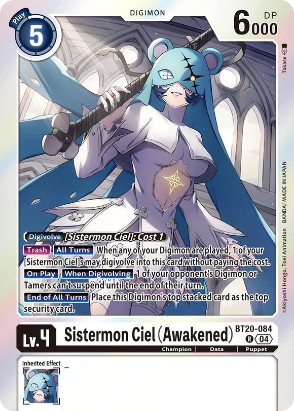 Sistermon Ciel (Awakened) [BT20-084] [Release Special Booster 2.5] Foil