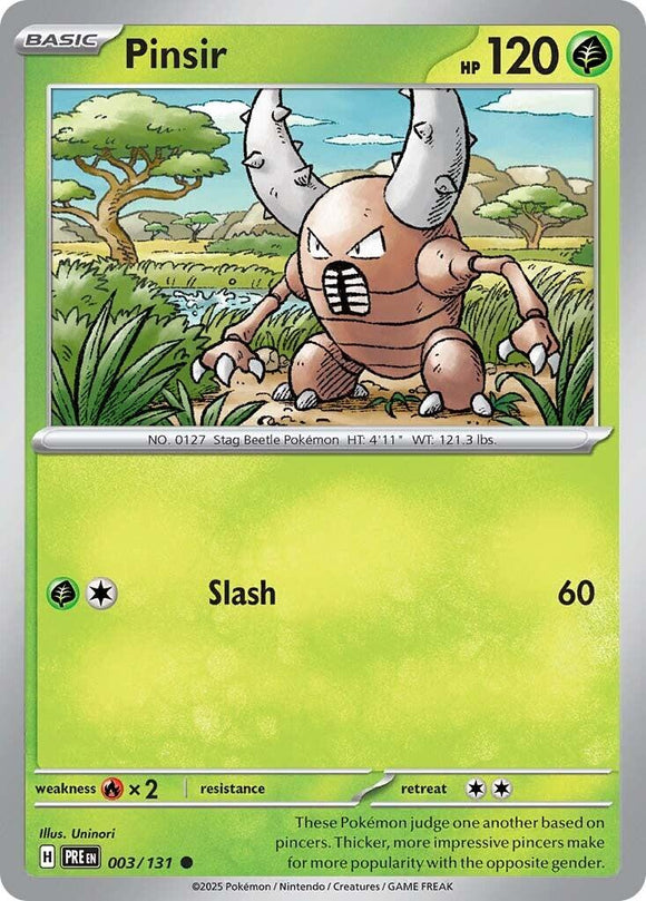 Pinsir [003/131] [Prismatic Evolutions]