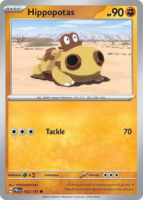 Hippopotas [052/131] [Prismatic Evolutions]