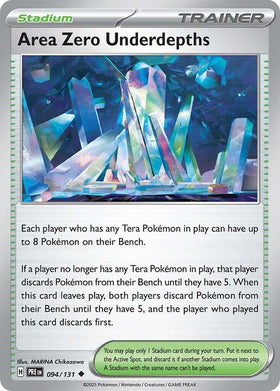Area Zero Underdepths [094/131] [Prismatic Evolutions] Reverse Holofoil