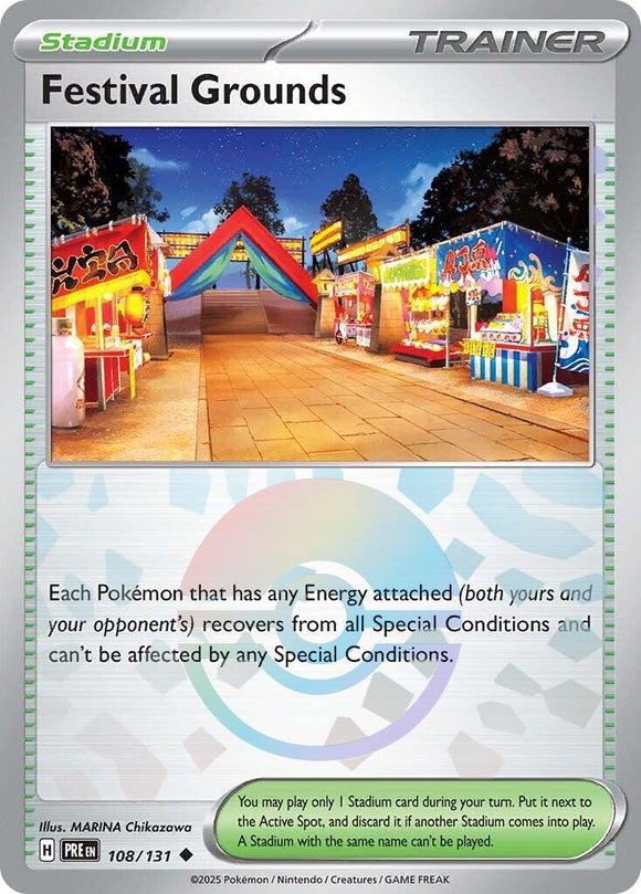 Festival Grounds (Poke Ball Pattern) [108/131] [Prismatic Evolutions] Holofoil