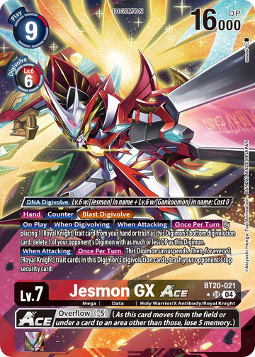 Jesmon GX ACE (Alternate Art) [BT20-021] [Release Special Booster 2.5] Foil