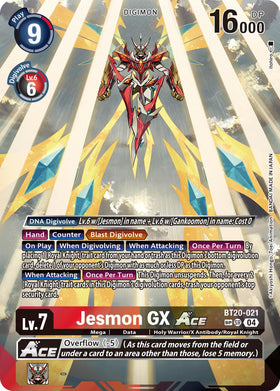 Jesmon GX ACE (Textured) [BT20-021 SR] [Release Special Booster 2.5] Foil