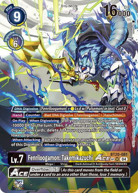 Fenriloogamon: Takemikazuchi ACE (Textured) [BT20-081] [Release Special Booster 2.5] Foil