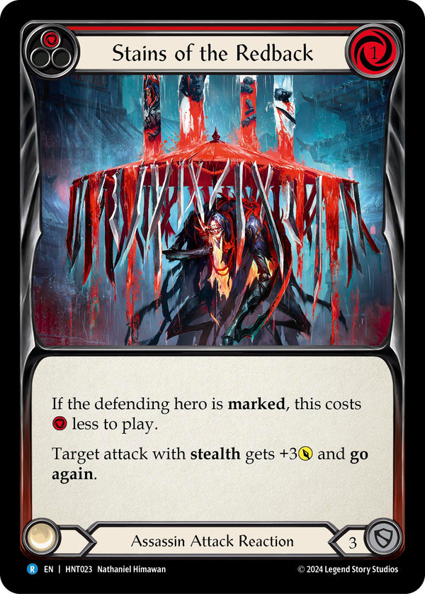 Stains of the Redback (Red) [HNT023] [The Hunted] Rainbow Foil