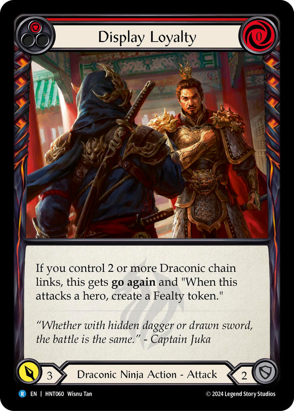 Display Loyalty (Red) [HNT060] [The Hunted]
