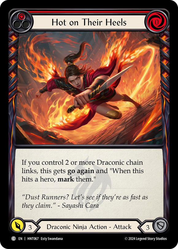 Hot on Their Heels (Red) [HNT067] [The Hunted]