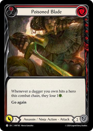 Poisoned Blade (Red) [HNT185] [The Hunted]