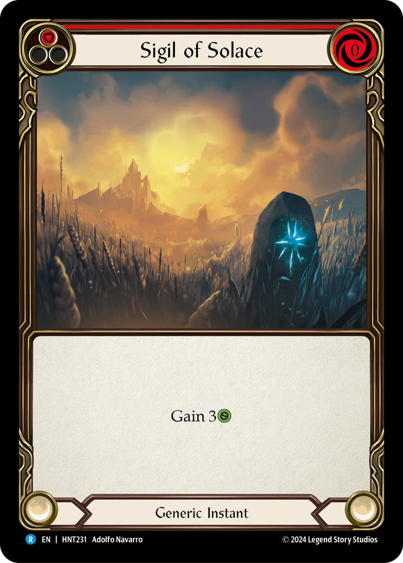 Sigil of Solace (Red) [HNT231] [The Hunted]