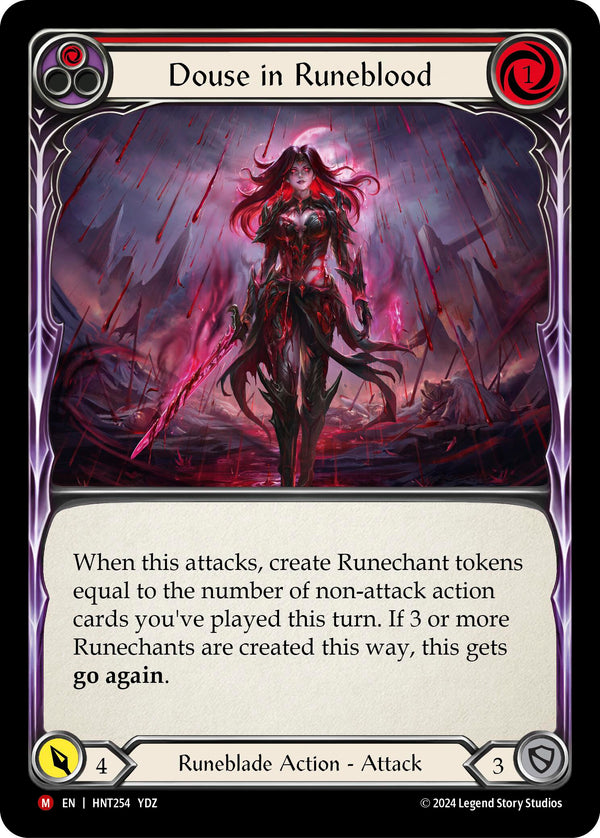 Douse in Runeblood [HNT254] [The Hunted] Rainbow Foil