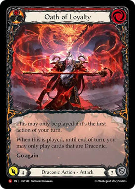 Oath of Loyalty (Extended Art) [HNT149] [The Hunted] Rainbow Foil