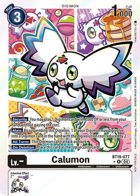 Calumon (Release Special Booster 2.5: Box Promotion Pack) [BT19-077] [Release Special Booster 2.5] Foil