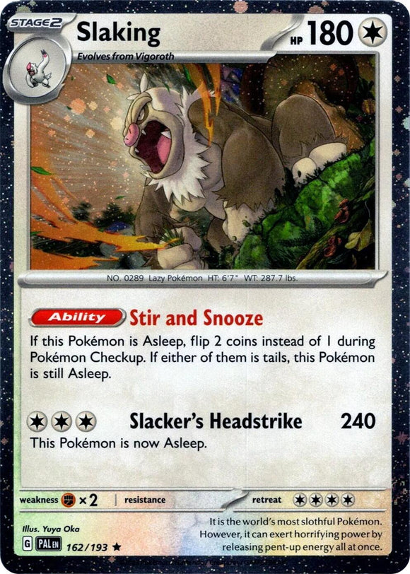 Slaking (Cosmos Holo) [162/193] [Paldea Evolved] Holofoil
