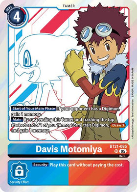 Davis Motomiya [BT21-085] [World Convergence] Foil