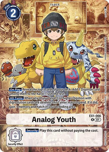 Analog Youth (Special Event Pack 2025) [EX1-066] [Classic Collection] Foil