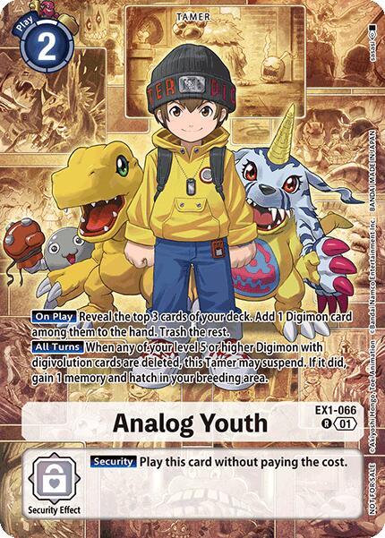 Analog Youth (Special Event Pack 2025) [EX1-066] [Classic Collection] Foil