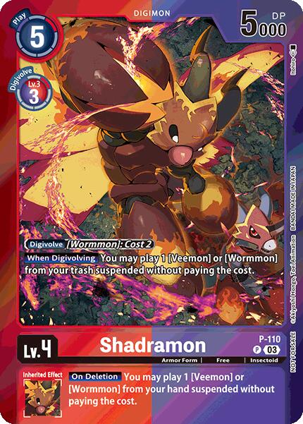 Shadramon (Special Event Pack 2025) [P-110] [Digimon Promotion Cards] Foil