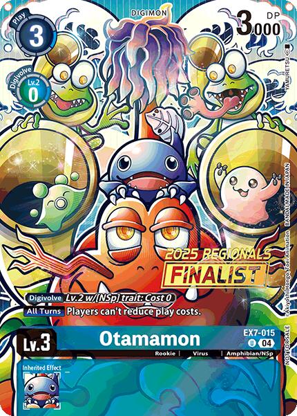 Otamamon (2025 Regionals Finalist) [EX7-015] [Digimon LIBERATOR] Foil