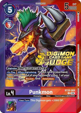 Punkmon (Judge Pack 2025 Wave 1) [BT20-069] [Release Special Booster 2.5] Foil