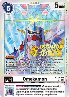 Omekamon (Judge Pack 2025 Wave 1) [BT20-083] [Release Special Booster 2.5] Foil