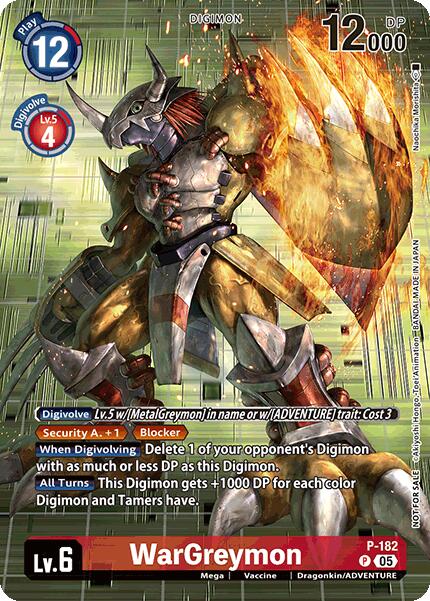 WarGreymon (BT-21: Illustration Celebration Pack) [P-182] [World Convergence] Foil