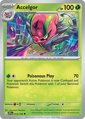Accelgor [013/159] [Journey Together] Reverse Holofoil