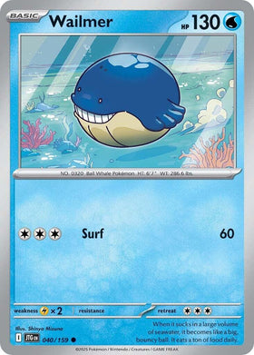 Wailmer [040/159] [Journey Together] Reverse Holofoil