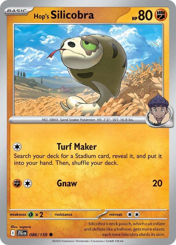 Hop's Silicobra [086/159] [Journey Together] Reverse Holofoil