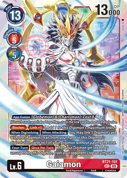 Gaiamon [BT21-101] [World Convergence] Foil
