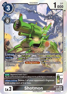 Shotmon [BT21-054] [World Convergence] Foil