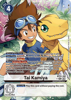Tai Kamiya (Alternate Art) [BT21-102] [World Convergence] Foil