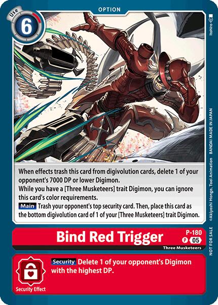 Bind Red Trigger (Store Tournament 2025 Vol.2 Participation Pack) [P-180] [Digimon Promotion Cards]