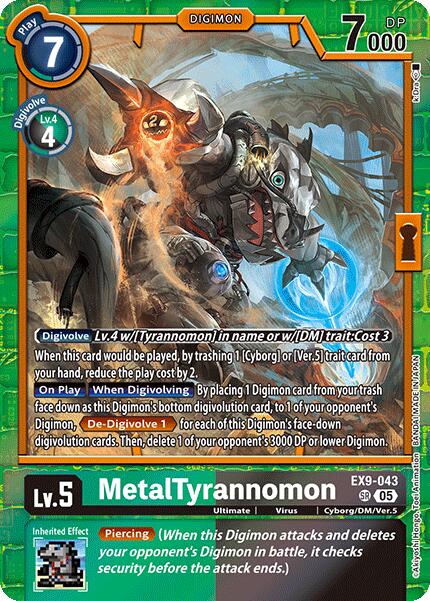MetalTyrannomon [EX9-043] [Versus Monsters] Foil